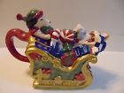 96014 Home For The Holidays Tea Pot Dog Driving Sleigh