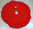 9613.r53r Saro Christmas Holiday Ruffled Design