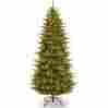 97793 Artificial Christmas Tree Fortune Bliss Collection 7.5 Feet Green Pre Lit Frasier Slim Xmas Trees Lights 724597397793