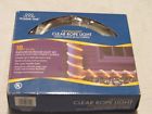 97910c Holiday Time Christmas Lights Crystalized Rope Light Clear