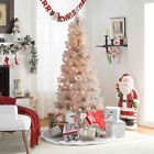 97ha7emoqx Holiday Time Tinsel Rose Gold Xmas Tree White 804606691989