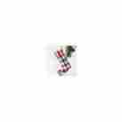 9927e4 Value Arts Company Cloisonne 4 Piece Stocking With Crystal Ornament Set
