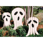 A0358 Kalalou Corrugated Ghosts Yard Art Set Of Six 723472077188