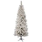 A100386 Vickerman Flocked Pacific Christmas Tree