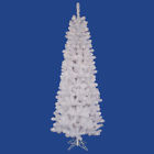 A103286led Vickerman White Salem Pencil Pine Artificial Christmas Tree 734205183571