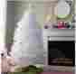 A104155 Artificial Spruce Christmas Tree Vickerman White Home Decoration Holiday Season Display 734205184172