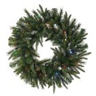 A118325led Vickerman Cashmere Wreath Pre-lit Led