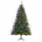 A134276 Vickerman 7.5 Ft Lincoln Fir Dura-lit Christmas Tree Green 749757308310