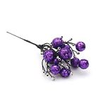 A8-sdhhcz-f05 Zjcilected Glittery Artificial Berry Picks For Christmas Tree 602716076975
