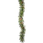 A800911 Vickerman Cheyenne Pine Unlit Garland With Cones Green 734205040966