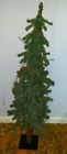 A807240 Vickerman Green Pvc Alpine Unlit Artificial Christmas Tree
