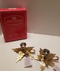 Abpocs1623 Royal Gallery Set Of Poinsettia Candlestick Holders India