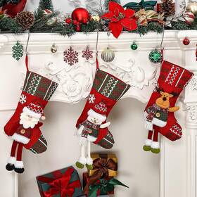Acekid 196336382825 Christmas Socking 13.4 Inch X 8.3 Multicolor