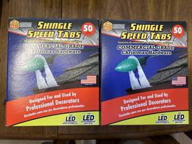 5019512 Adams Usa Shingle Speed Tabs 50 Count Lot Of 2 Commercial Grade For Christmas Lights