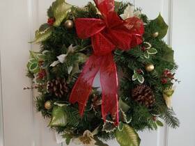 Adonisaon 845582681942 Holiday Wreaths For Front Door Xmas Art Decorations
