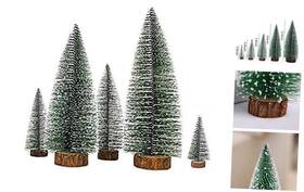 Alblinsy Fbaby 050132737954 5 Pcs Christmas Trees Desktop Miniature Pine Tree Artificial Mini