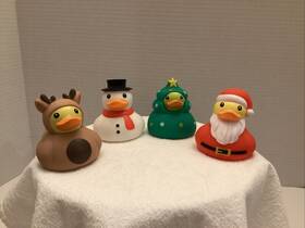 Ankyo 886804153131 Target Bullseye Playground Set Of 4 Christmas Ducks - Great For Your Jeep