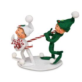 510223 Annalee Winter Christmas Candy Cane Collection