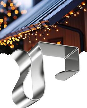 Psg0 Apebest Gutter Clips For Hanging Outdoor Lights 50 Pcs Metal Christmas Light