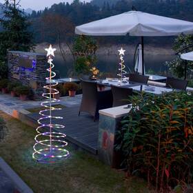 11lst001-5ftusb-rgby Apluschoice Aplus 5ft Led Spiral Tree Light Usb Powered Outdoor Christmas Multi-color