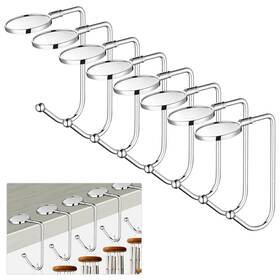 60xma008-8csh-11 Apluschoice 8pcs Clearance Christmas Stocking Holders Mantel Hooks Hanger Non-slip Fireplace