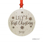 Appc08864 Andaz Press Personalized Laser Engraved Wood Christmas Ornament 191328088648
