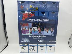 Adv003 Aquarius Peanuts A Charlie Brown Christmas Advent Calendar 24 Jigsaw Puzzles 50pc Each
