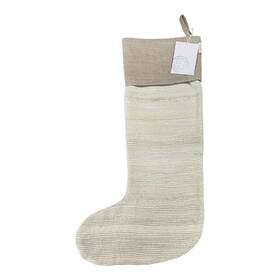 61rstivystk Arhaus Christmas Stocking Raw Silk Collection Ivory New