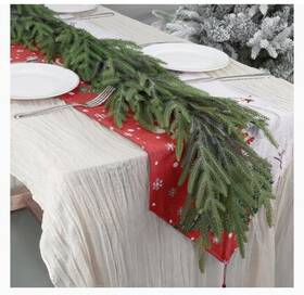 Artgar 445011143170 Pine Garland 6ft Christmas - Realistic Artificial Greenery