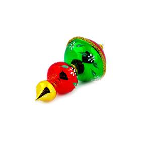 H5886n Artland Glass Christmas Ball Ornament 6 Inch Mix