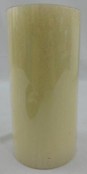 Ashland 191518704396 Christmas Candle Collection Cream Glitter Pillar New Unscented