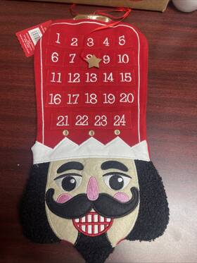 Ashland 195158213867 Night Before Christmas Wall Decor Star Nutcracker Advent Calendar New