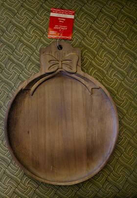Ashland 195158256239 Christmas Holiday Pines Brown Tray