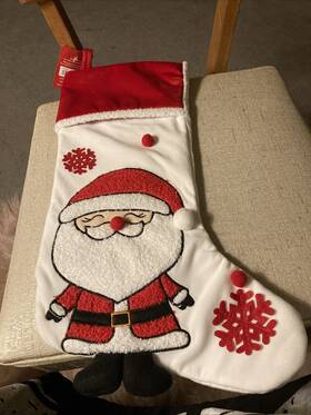 Ashland 195158786507 New Christmas Santa Claus 17in Holiday Stocking Made In China