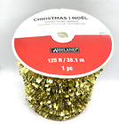 Ashland Jumbo Tinsel Garland Christmas Holidays Decor Gold Color 125 Ft