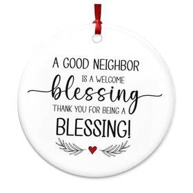 Vtm313hvn Averxo Neighbor Gifts For Women Christmas Ornaments 2024 - Blessing