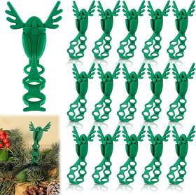 Gt15 Axcoix 15 Pcs Christmas Garland Ties Adjustable Hangers Hooks For Green