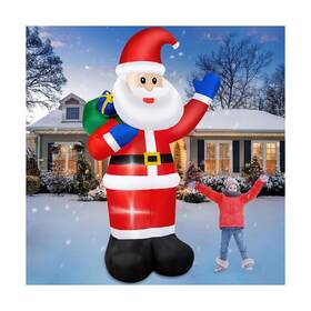 Bnd248-s B&d 8ft Christmas Inflatables Santa Claus Outdoor Decorations Blow