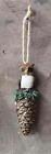 B00p1nbajg Creative Camp Christmas Resin Pinecone Ornament With Animal Choice Of
