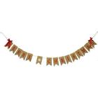 B01n03w9mm Goer Christmas Burlap Banners Garlands Led Lights Party 689817295429