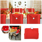 B140614am9ma5081 Unbranded Dinner Chair Xmas Cap Santa Red Hat Covers Christmas