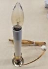 B2023n Art International Brass Electric Candle Lamp New