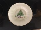 B2098 Mikasa Elegant Ivory Bone China Plate Christmas Spirit Narumi Japan