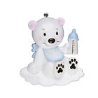 Baby Polar Bear Blue Personalized Christmas Tree Ornament 659839766481