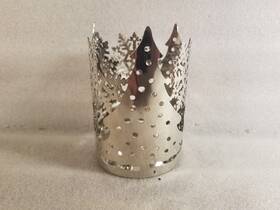 Bath & Body Works 667529050581 Slatkin And Metal Sleeve For 4 Oz Candle Holder Christmas Tree