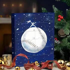 C00e31 Bazuobe C00e31/143/2 Christmas Advent Calendar 2024-24 Days Countdown Baseball 2024