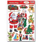 00034689221272 Bc-22127 Beistle Company Santas Workshop Christmas Clings By