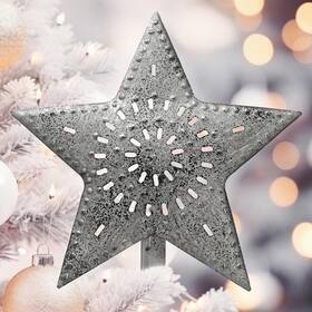 Bcd 680138780809 Large Star Tree Topper 9.5 Inch - Perfect For Country Christmas 9