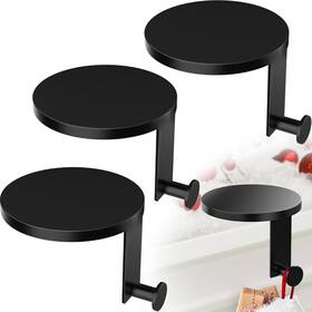 Bt423 Beaptcely 6 Pack Round Christmas Stocking Holders Metal Mantel Stockings Hangers Fireplace