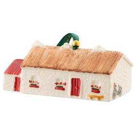 Belleek 766943020245 2024 Annual Ornament Keenaghan Cottage - Christmas Tree Hanging